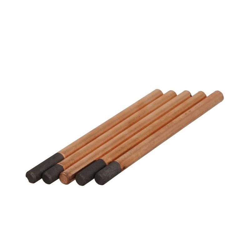 Kit 5 elettrodi carbone 150 mm